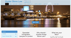 Desktop Screenshot of hunterstonelaw.com