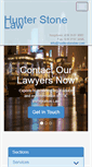 Mobile Screenshot of hunterstonelaw.com